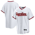 Odoa C.Guardians White Game Home Blank Player Stitched Jerseys