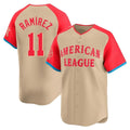 Odoa C.Guardians #11 Jose Ramirez Player Cream American League All-Star Limited Home Stitched Jerseys