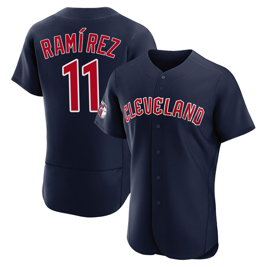 Odoa C.Guardians #11 Jose Ramirez Player Navy Limited Elite Home Stitched Jerseys
