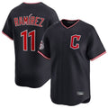 Odoa C.Guardians #11 Jose Ramirez Player Navy Limited Home Stitched Jerseys