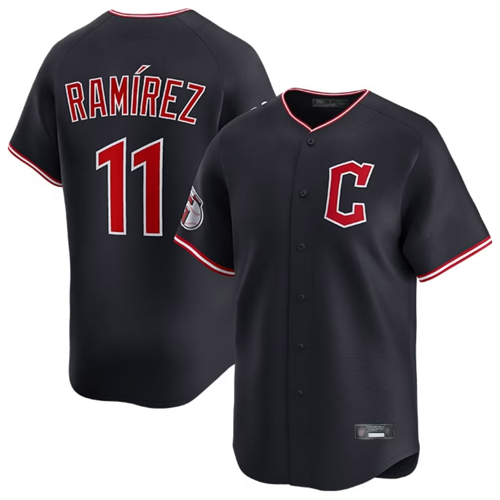 Odoa C.Guardians #11 Jose Ramirez Player Navy Limited Home Stitched Jerseys