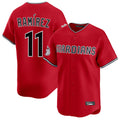Odoa C.Guardians #11 Jose Ramirez Player Red Limited Home Stitched Jerseys