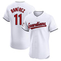 Odoa C.Guardians #11 Jose Ramirez Player White Limited Elite Home Stitched Jerseys