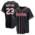 Odoa C.Guardians #23 Bo Naylor Player Black Fashion Out Home Game Stitched Jerseys