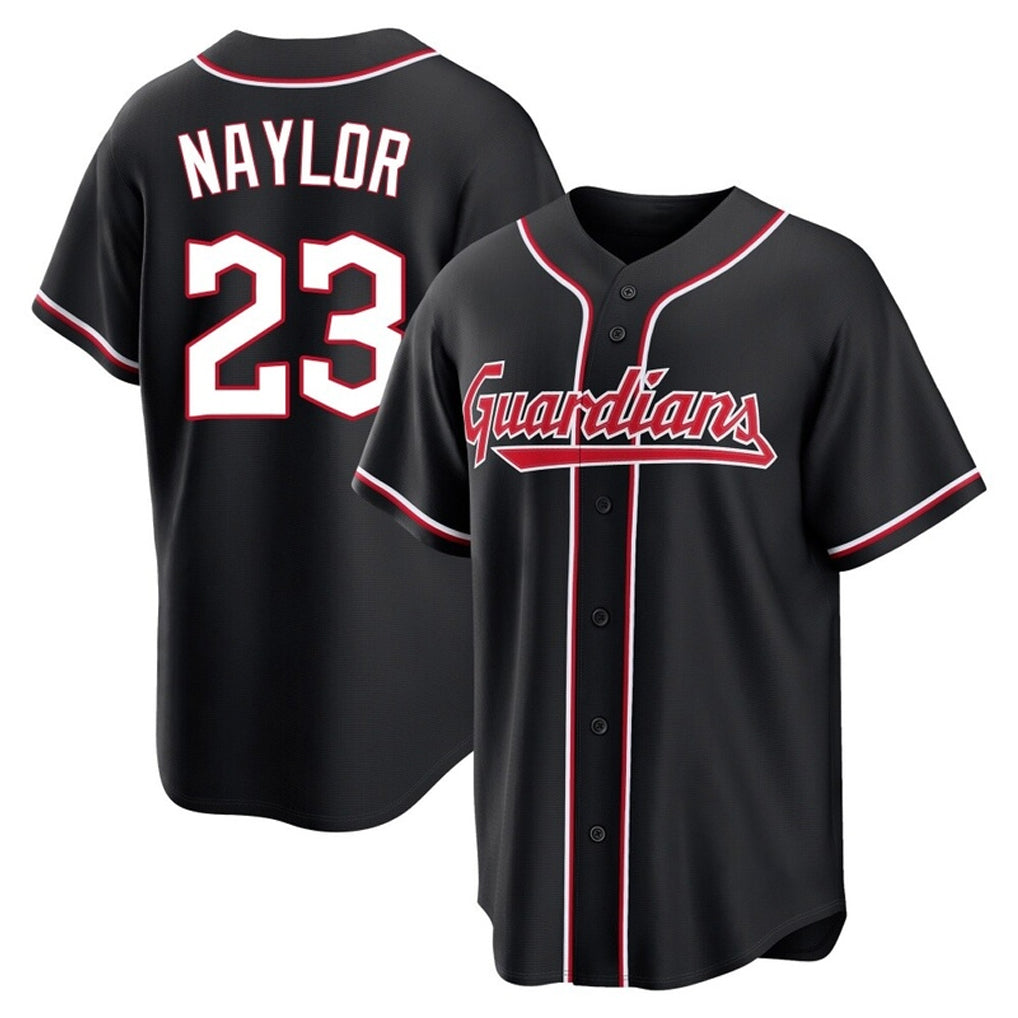 Odoa C.Guardians #23 Bo Naylor Player Black Fashion Out Home Game Stitched Jerseys