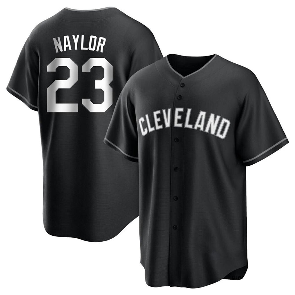 Odoa C.Guardians #23 Bo Naylor Player Black Home Game Stitched Jerseys