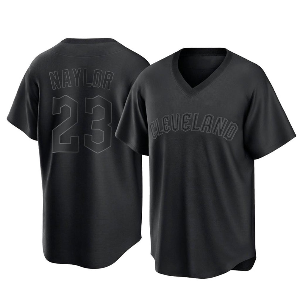 Odoa C.Guardians #23 Bo Naylor Player Black T-shirt Home Game Stitched Jerseys