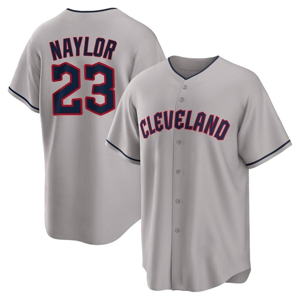 Odoa C.Guardians #23 Bo Naylor Player Gray Game Home Stitched Jerseys