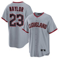Odoa C.Guardians #23 Bo Naylor Player Gray Home Game Stitched Jerseys