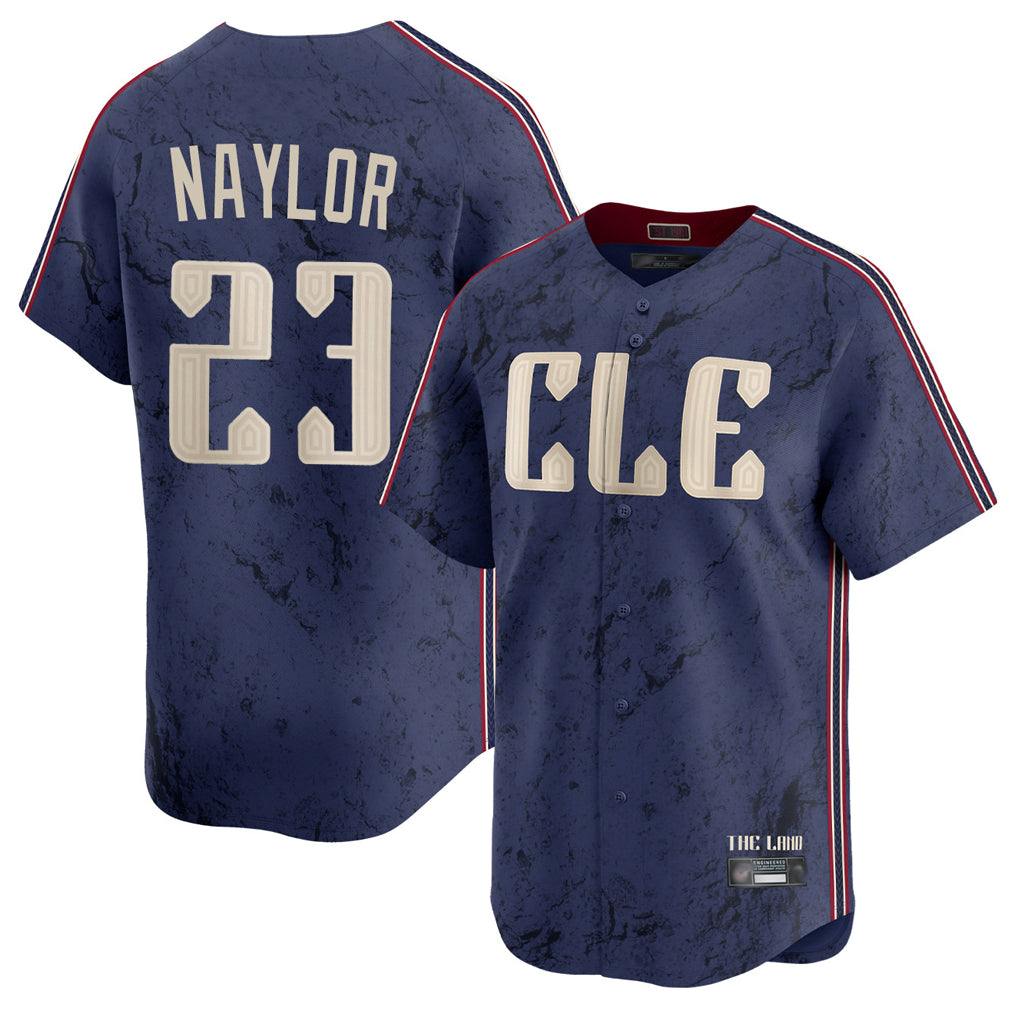 Odoa C.Guardians #23 Bo Naylor Player Navy City Connect Limited Home Stitched Jerseys