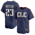 Odoa C.Guardians #23 Bo Naylor Player Navy City Connect Limited Home Stitched Jerseys