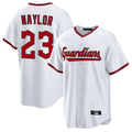 Odoa C.Guardians #23 Bo Naylor Player White Game Home Stitched Jerseys