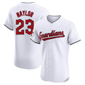 Odoa C.Guardians #23 Bo Naylor Player White Limited Elite Home Stitched Jerseys