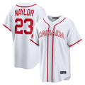 Odoa C.Guardians #23 Bo Naylor Player White World Classic Home Game Stitched Jerseys