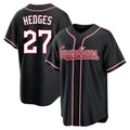 Odoa C.Guardians #27 Austin Hedges Player Black Fashion Out Home Game Stitched Jerseys