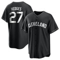 Odoa C.Guardians #27 Austin Hedges Player Black Home Game Stitched Jerseys