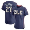 Odoa C.Guardians #27 Austin Hedges Player Navy City Connect Limited Elite Home Stitched Jerseys