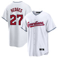 Odoa C.Guardians #27 Austin Hedges Player White Home Game Stitched Jerseys