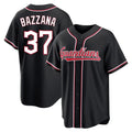 Odoa C.Guardians #37 Travis Bazzana Player Black Fashion Out Home Game Stitched Jerseys