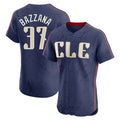 Odoa C.Guardians #37 Travis Bazzana Player Navy City Connect Limited Elite Home Stitched Jerseys