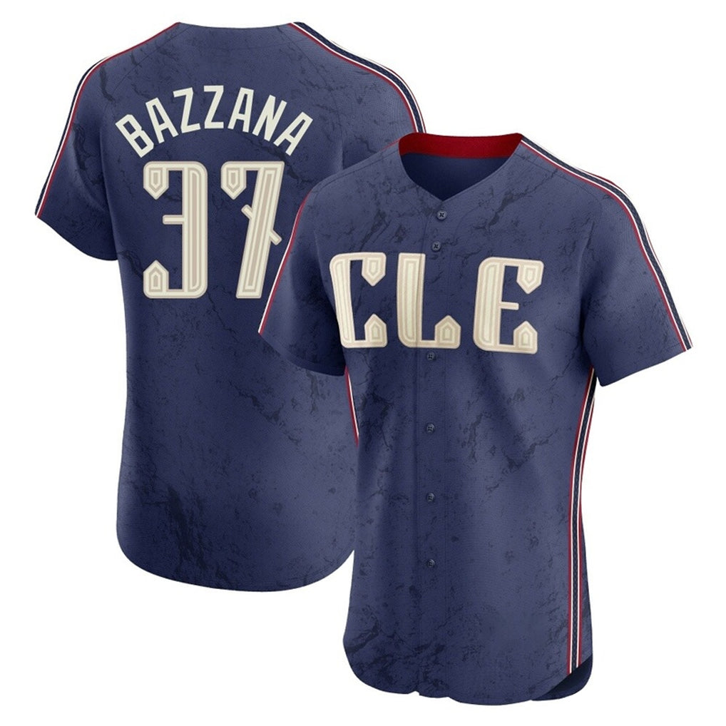 Odoa C.Guardians #37 Travis Bazzana Player Navy City Connect Limited Elite Home Stitched Jerseys