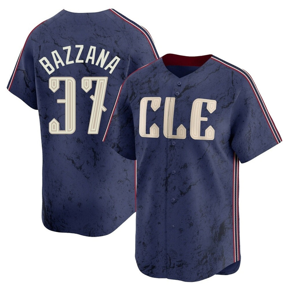 Odoa C.Guardians #37 Travis Bazzana Player Navy City Connect Limited Home Stitched Jerseys