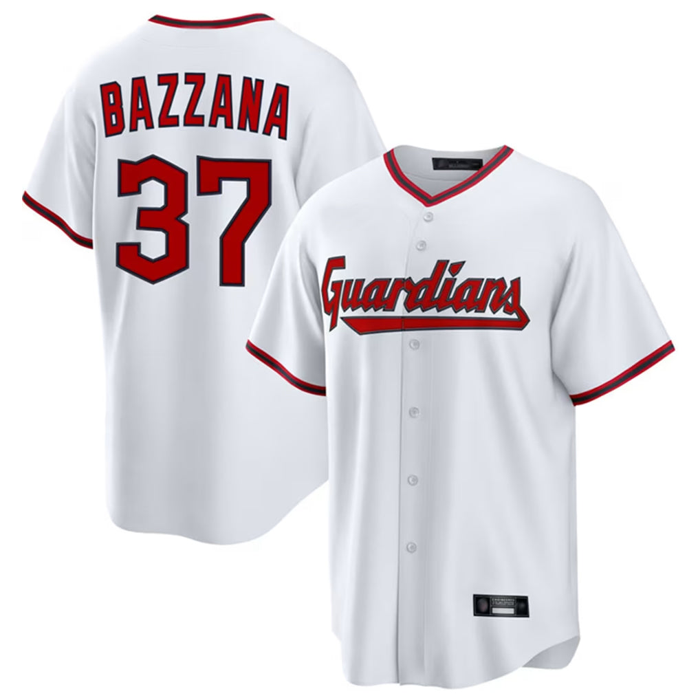 Odoa C.Guardians #37 Travis Bazzana Player White Game Home Stitched Jerseys