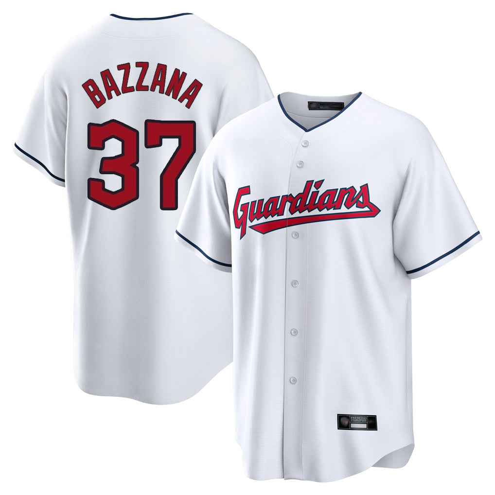 Odoa C.Guardians #37 Travis Bazzana Player White Home Game Stitched Jerseys