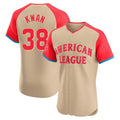 Odoa C.Guardians #38 Steven Kwan Player Cream American League All-Star Limited Elite Home Stitched Jerseys