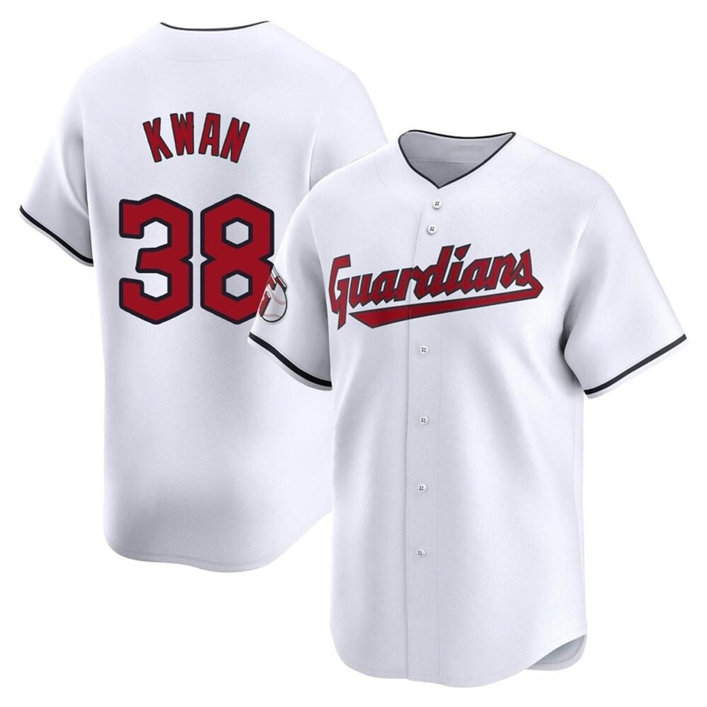 Odoa C.Guardians #38 Steven Kwan Player White Limited Home Stitched Jerseys