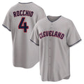Odoa C.Guardians #4 Brayan Rocchio Player Gray Game Home Stitched Jerseys