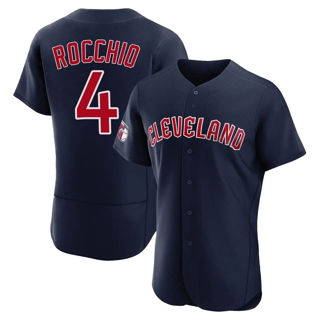 Odoa C.Guardians #4 Brayan Rocchio Player Navy Limited Elite Home Stitched Jerseys