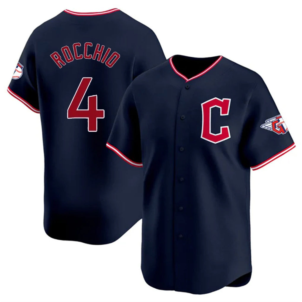 Odoa C.Guardians #4 Brayan Rocchio Player Navy Limited Home Stitched Jerseys