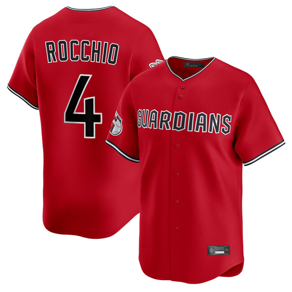 Odoa C.Guardians #4 Brayan Rocchio Player Red Limited Home Stitched Jerseys