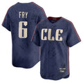 Odoa C.Guardians #6 David Fry Player Navy City Connect Limited Home Stitched Jerseys