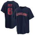 Odoa C.Guardians #6 David Fry Player Navy Game Home Stitched Jerseys