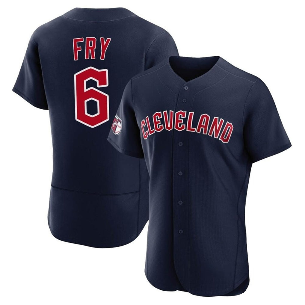 Odoa C.Guardians #6 David Fry Player Navy Limited Elite Home Stitched Jerseys