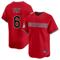 Odoa C.Guardians #6 David Fry Player Red Limited Home Stitched Jerseys