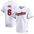 Odoa C.Guardians #6 David Fry Player White Limited Home Stitched Jerseys