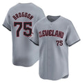 Odoa C.Guardians #75 Connor Brogdon Player Gray Road Limited Home Stitched Jerseys