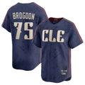 Odoa C.Guardians #75 Connor Brogdon Player Navy City Connect Limited Home Stitched Jerseys