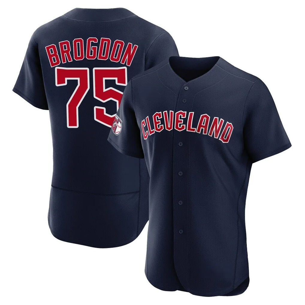 Odoa C.Guardians #75 Connor Brogdon Player Navy Limited Elite Home Stitched Jerseys