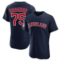Odoa C.Guardians #75 Connor Brogdon Player Navy Limited Elite Home Stitched Jerseys