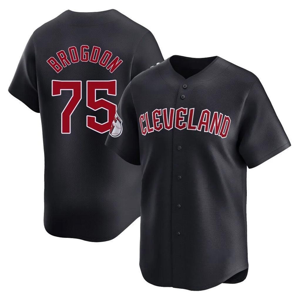 Odoa C.Guardians #75 Connor Brogdon Player Navy Limited Home Game Stitched Jerseys
