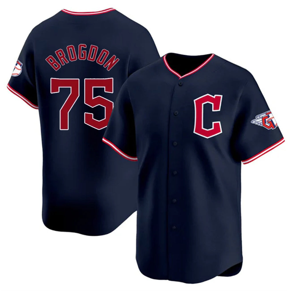 Odoa C.Guardians #75 Connor Brogdon Player Navy Limited Home Stitched Jerseys