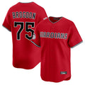 Odoa C.Guardians #75 Connor Brogdon Player Red Limited Home Stitched Jerseys