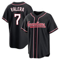 Odoa C.Guardians #7 George Valera Player Black Fashion Out Home Game Stitched Jerseys