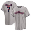 Odoa C.Guardians #7 George Valera Player Gray Game Home Stitched Jerseys