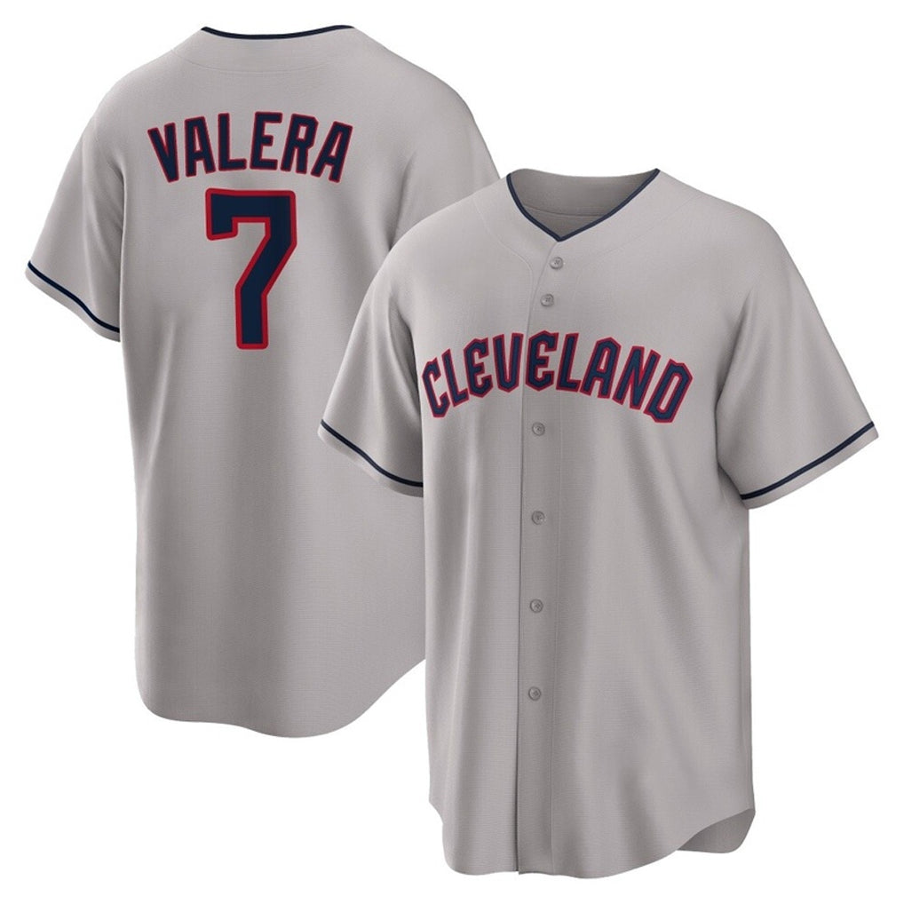 Odoa C.Guardians #7 George Valera Player Gray Game Home Stitched Jerseys