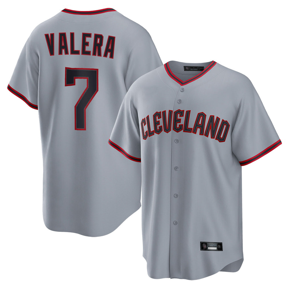 Odoa C.Guardians #7 George Valera Player Gray Home Game Stitched Jerseys